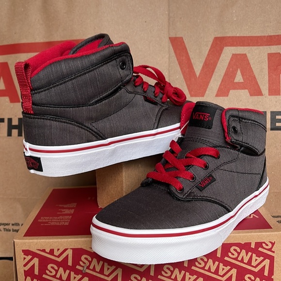 Vans Atwood Textile Black/Chili Pepper/White WMNS - Picture 9 of 16